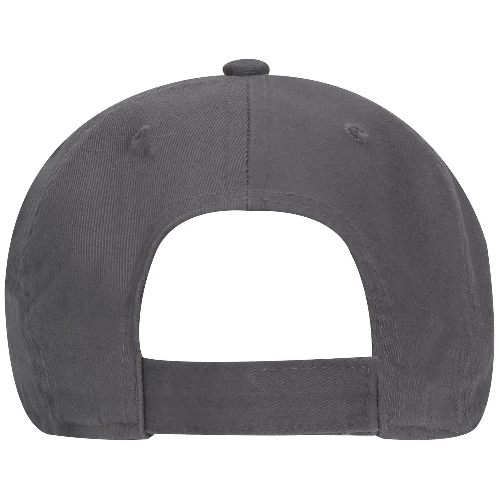 OTTO 18-692 6 Panel Low Profile Dad Cap - Char. Gray