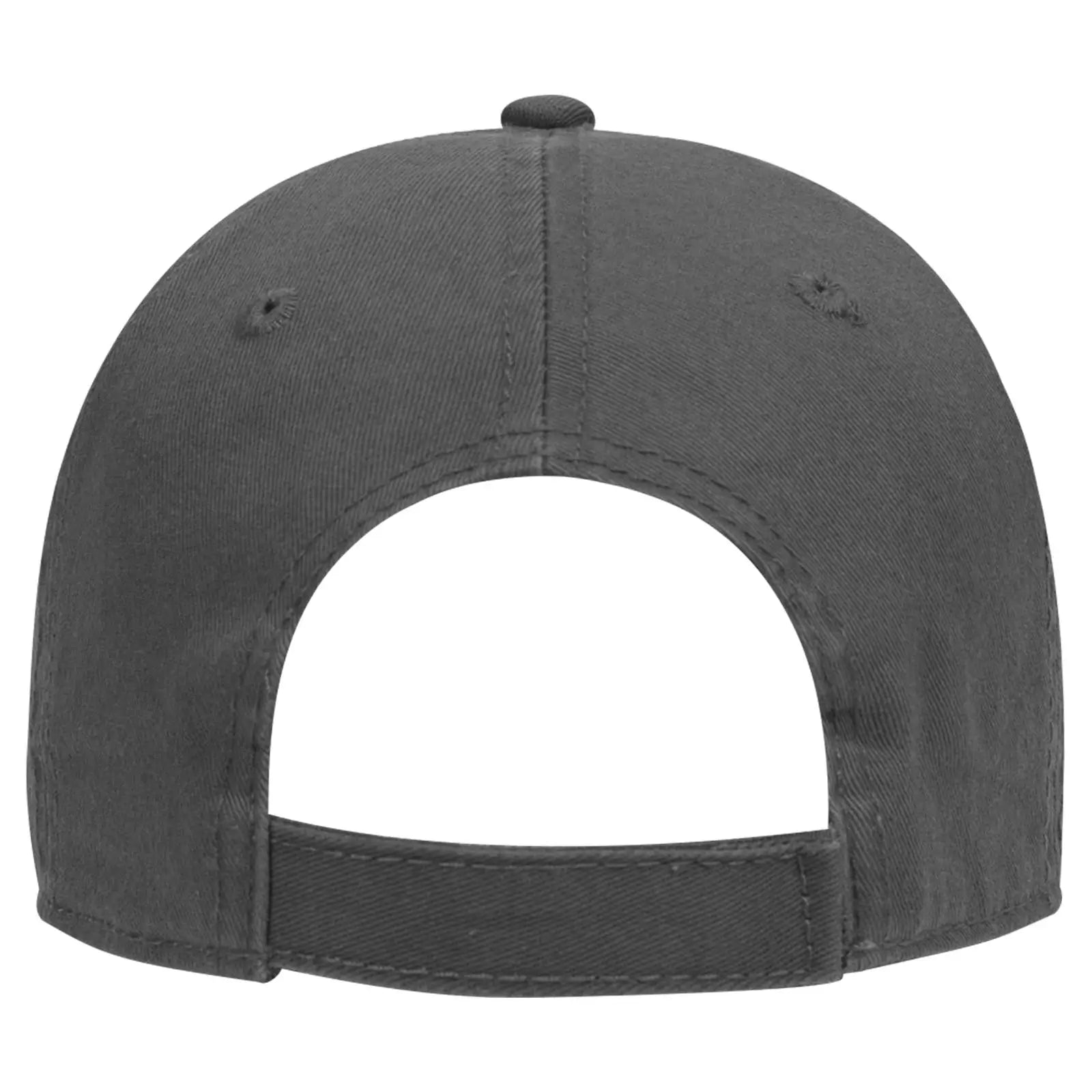 OTTO 18-692 6 Panel Low Profile Dad Cap - Char. Gray