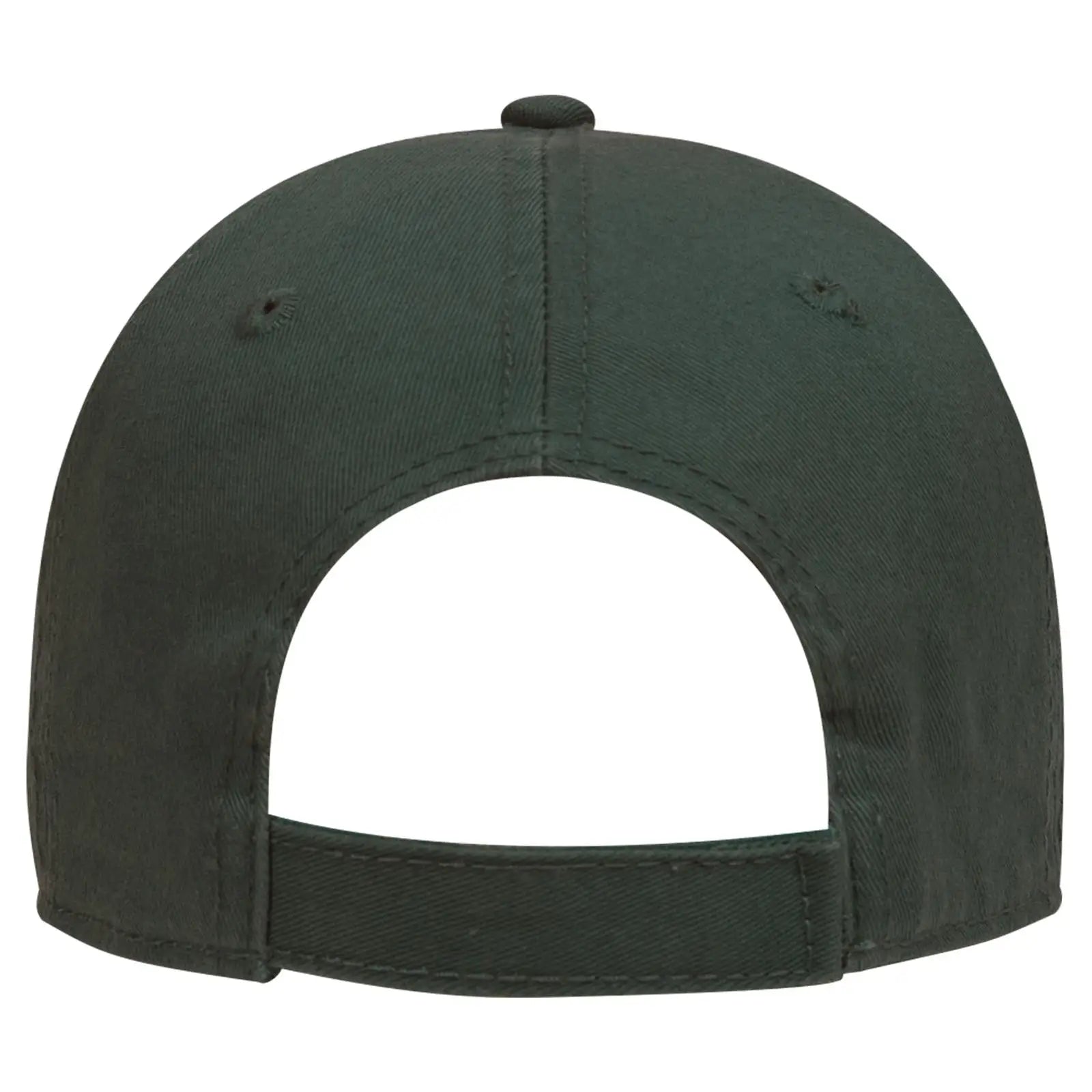 OTTO 18-692 6 Panel Low Profile Dad Cap - Dk. Green - Dk. Green / 6 1/2’’ - 7 5/8’’