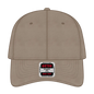 OTTO 18-692 6 Panel Low Profile Dad Cap - Dk. Khaki - Dk. Khaki / 6 1/2’’ - 7 5/8’’
