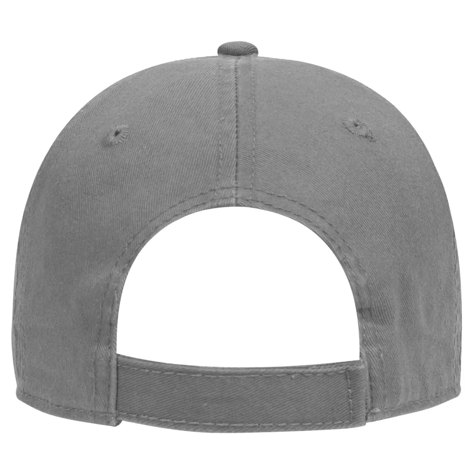 OTTO 18-692 6 Panel Low Profile Dad Cap - Gray - Gray / 6 1/2’’ - 7 5/8’’