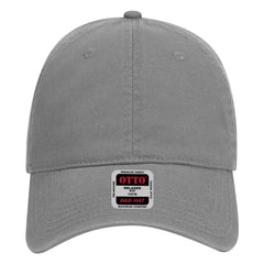 OTTO 18-692 6 Panel Low Profile Dad Cap - Gray - Gray / 6 1/2’’ - 7 5/8’’