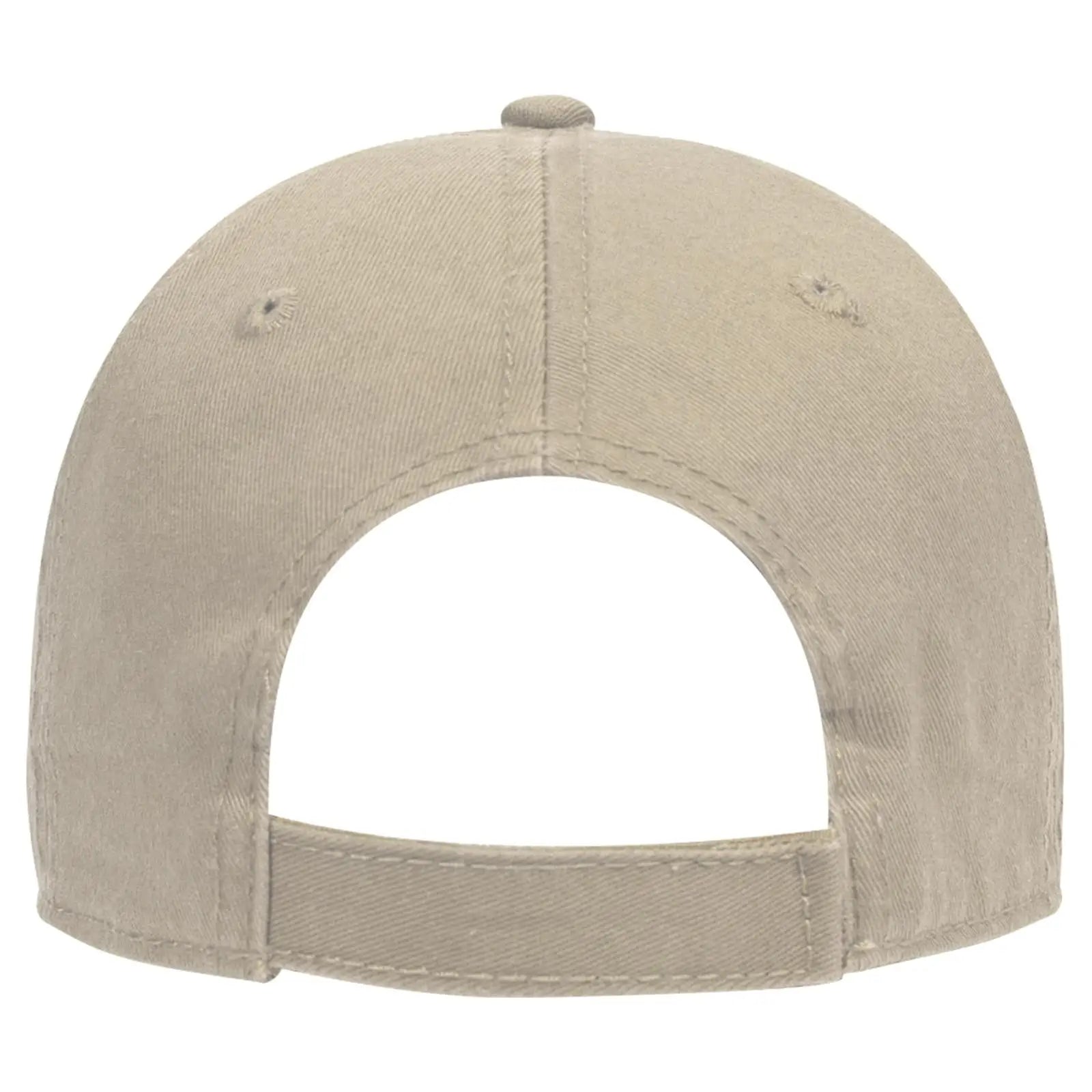 OTTO 18-692 6 Panel Low Profile Dad Cap - Khaki - Khaki / 6 1/2’’ - 7 5/8’’