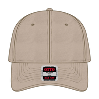 OTTO 18-692 6 Panel Low Profile Dad Cap - Khaki - Khaki / 6 1/2’’ - 7 5/8’’