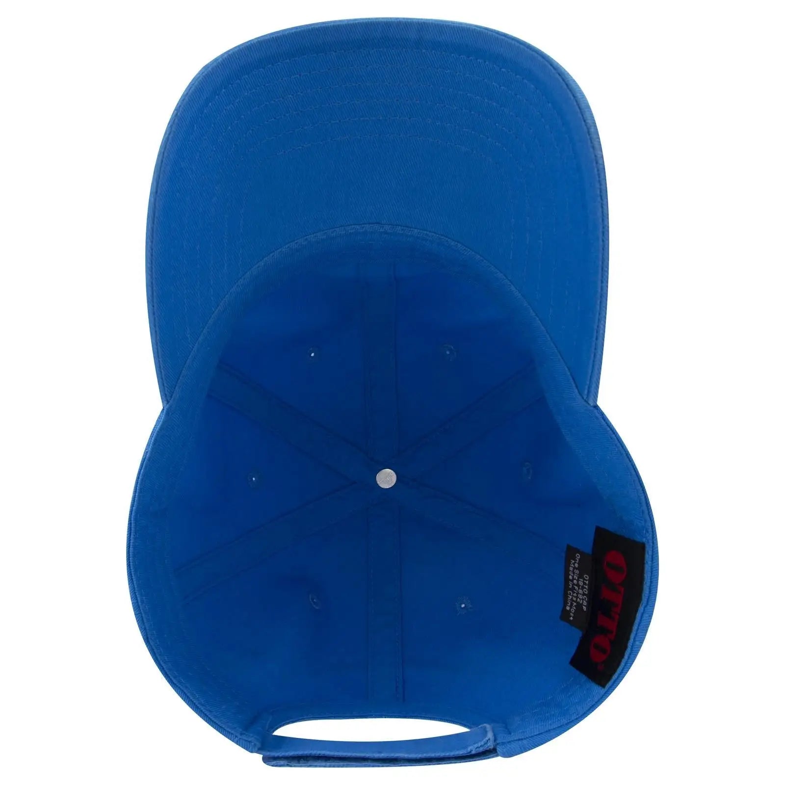 OTTO 18-692 6 Panel Low Profile Dad Cap - Lake Blue