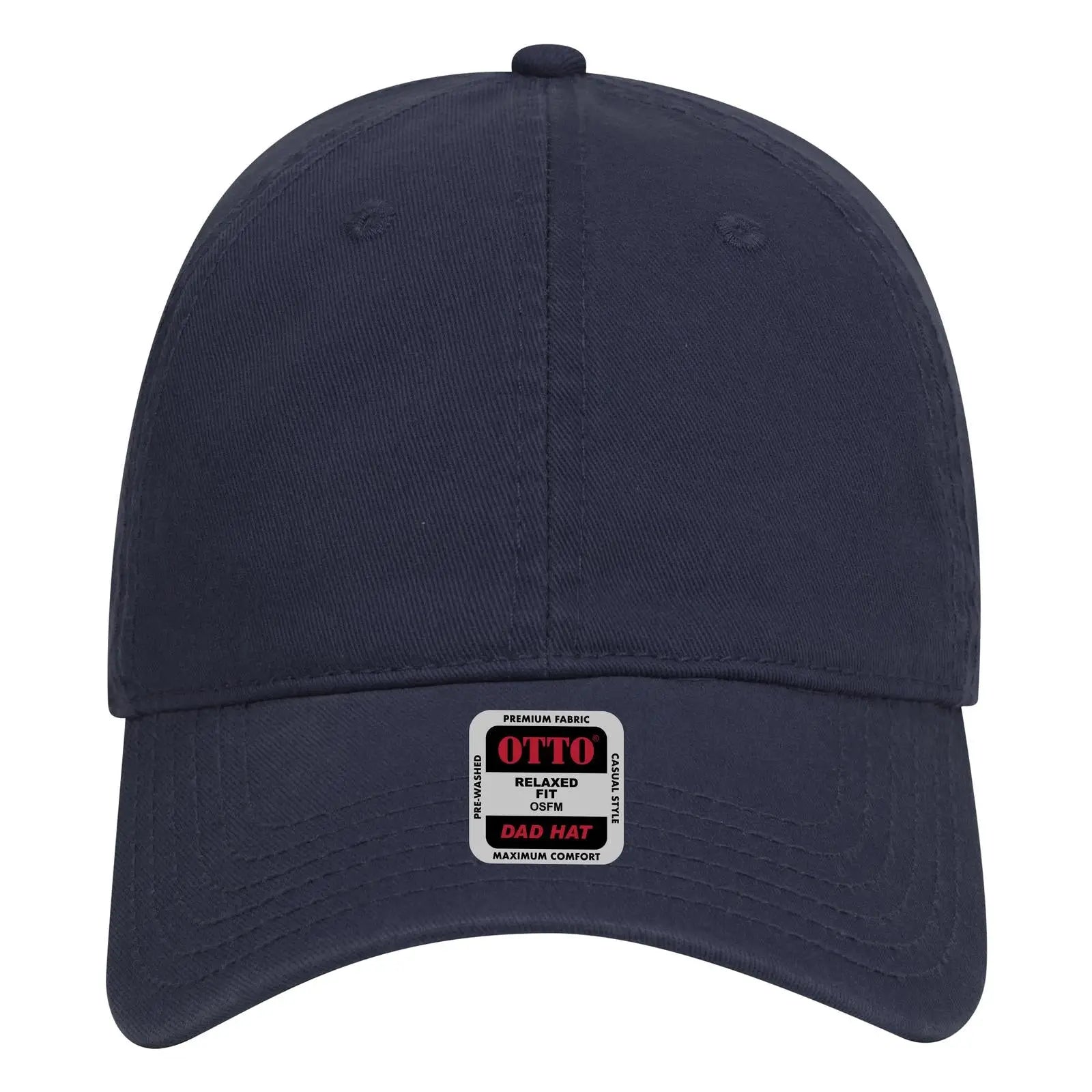 OTTO 18-692 6 Panel Low Profile Dad Cap - Navy