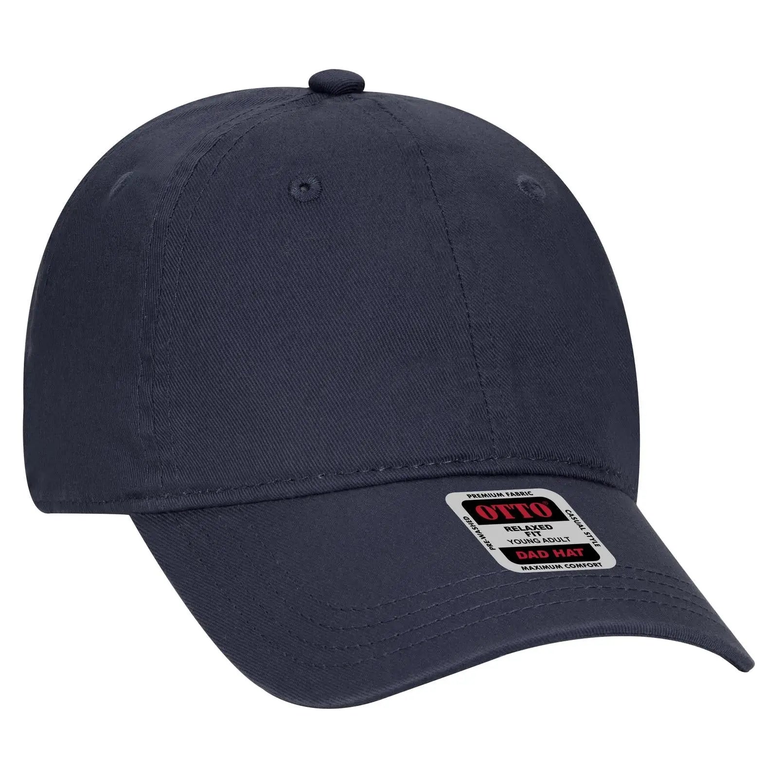 OTTO 18-692 6 Panel Low Profile Dad Cap - Navy