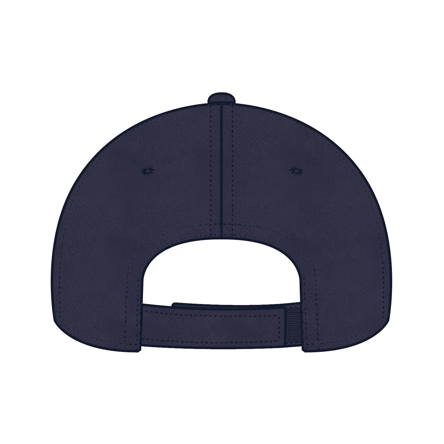 OTTO 18-692 6 Panel Low Profile Dad Cap - Navy