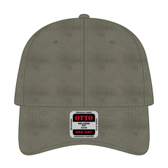 OTTO 18-692 6 Panel Low Profile Dad Cap - Ol. Green - Ol. Green / 6 1/2’’ - 7 5/8’’