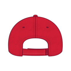 OTTO 18-692 6 Panel Low Profile Dad Cap - Red