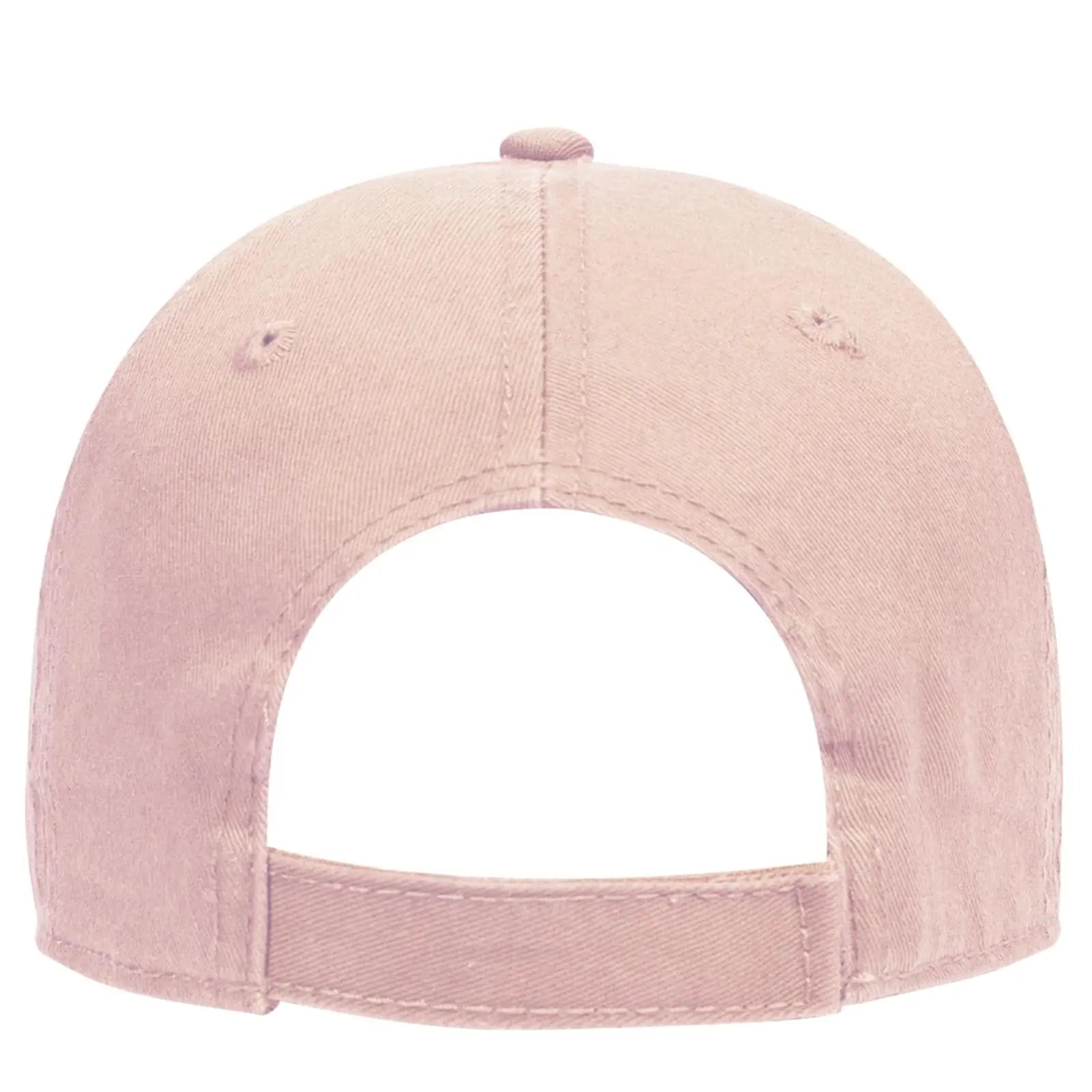 OTTO 18-692 6 Panel Low Profile Dad Cap - Soft Pink - Soft Pink / 6 1/2’’ - 7 5/8’’