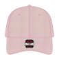 OTTO 18-692 6 Panel Low Profile Dad Cap - Soft Pink - Soft Pink / 6 1/2’’ - 7 5/8’’