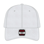 OTTO 18-692 6 Panel Low Profile Dad Cap - White - White / 6 1/2’’ - 7 5/8’’