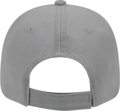 OTTO 18-692 Deluxe Garment Washed Cotton Twill Low Profile Pro Style Unstructured Soft Crown Cap - Gray - Gray