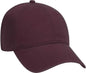 OTTO 18-692 Deluxe Garment Washed Cotton Twill Low Profile Pro Style Unstructured Soft Crown Cap - Maroon - Maroon