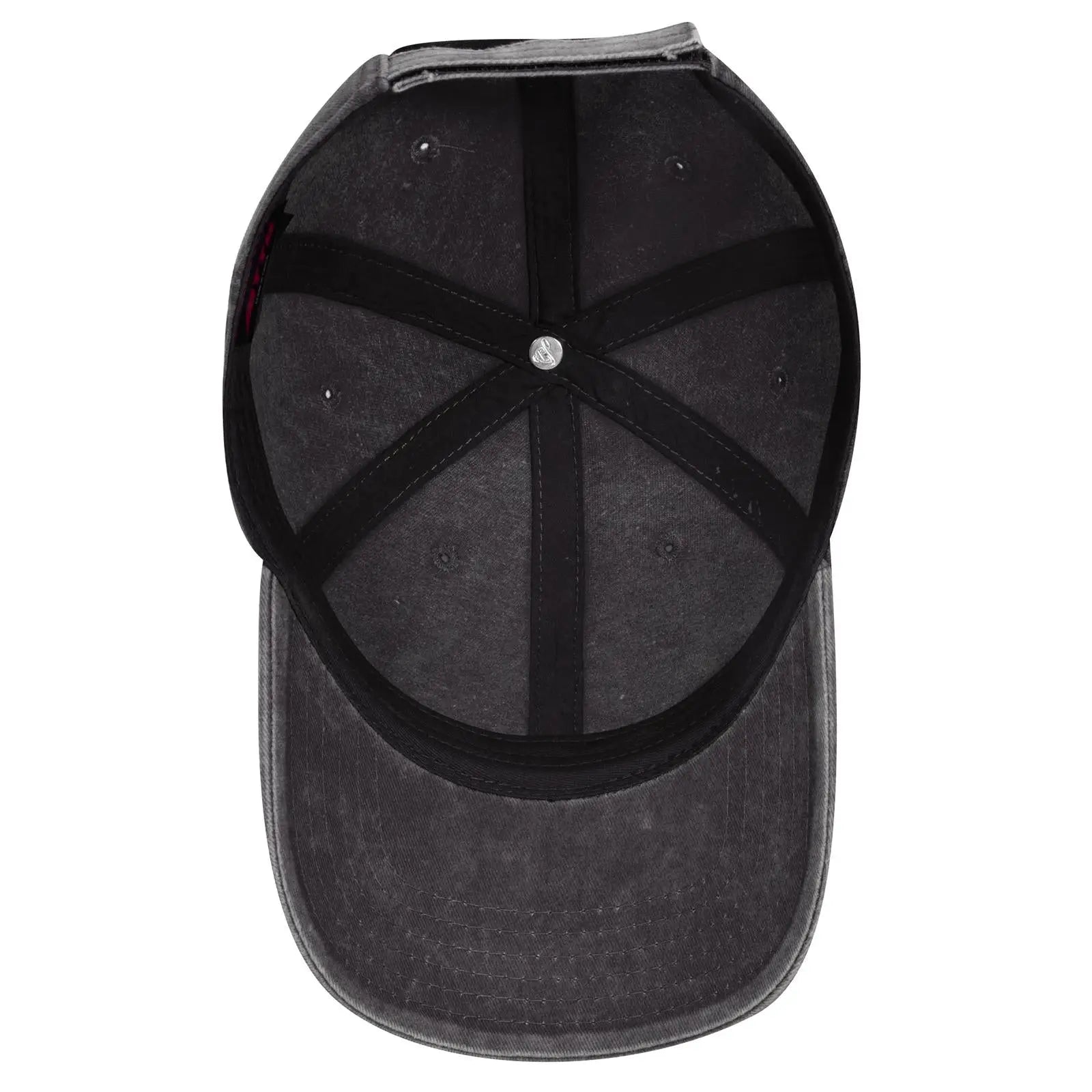 OTTO 18-711 6 Panel Low Profile Dad Cap - Char. Gray - Char. Gray / 6 1/2’’ - 7 5/8’’