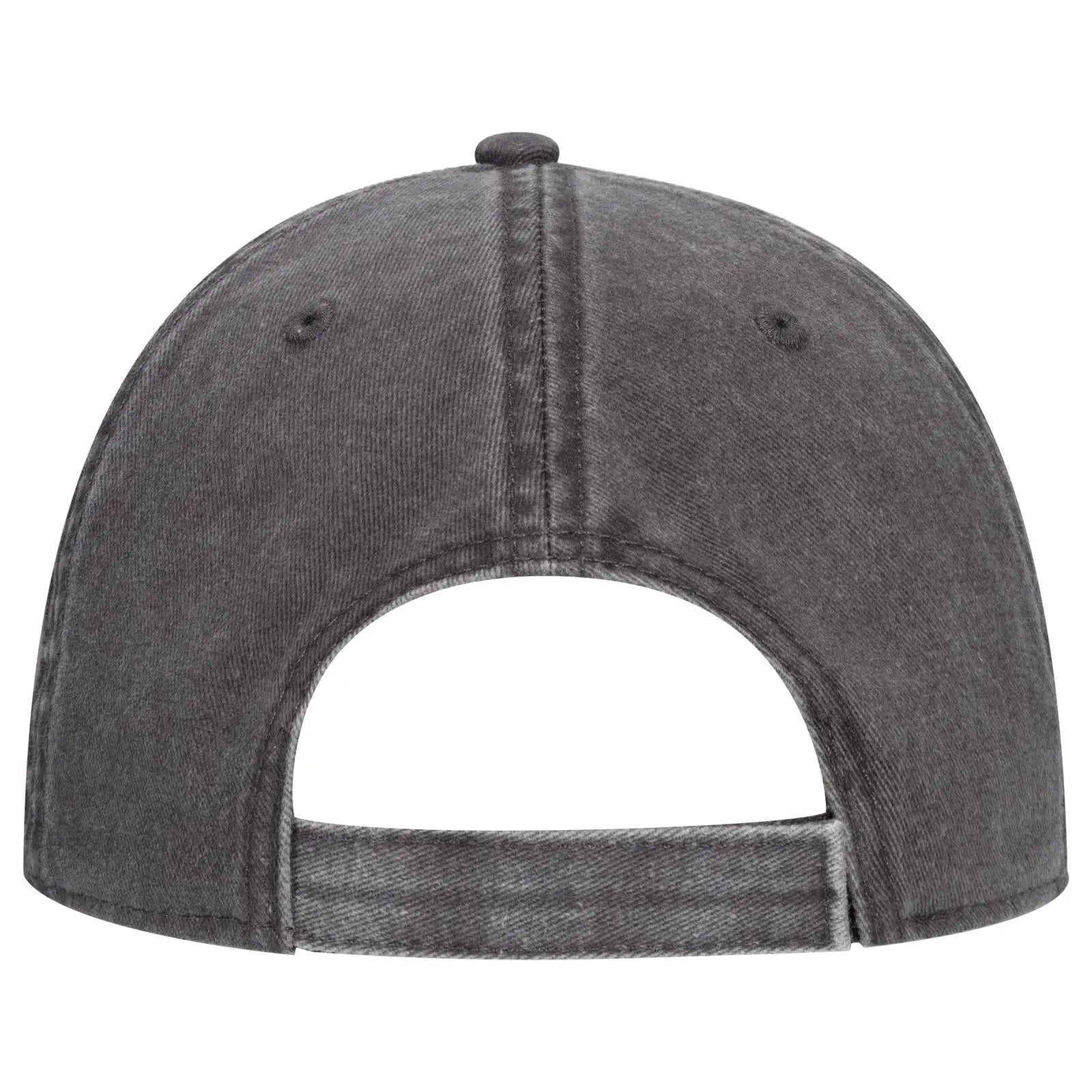 OTTO 18-711 6 Panel Low Profile Dad Cap - Char. Gray - Char. Gray / 6 1/2’’ - 7 5/8’’