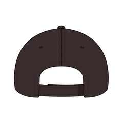 OTTO 18-711 6 Panel Low Profile Dad Cap - Dk. Brown - Dk. Brown / 6 1/2’’ - 7 5/8’’