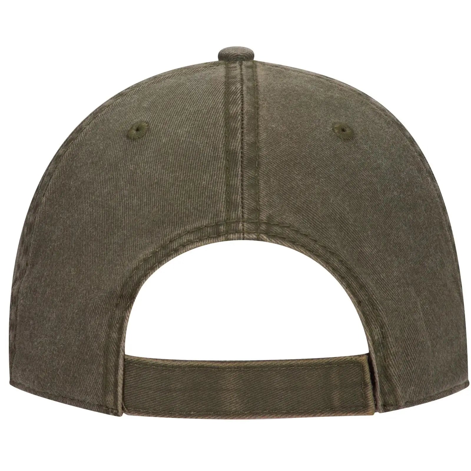 OTTO 18-711 6 Panel Low Profile Dad Cap - Dk. Ol. Green - Dk. Ol. Green / 6 1/2’’ - 7 5/8’’