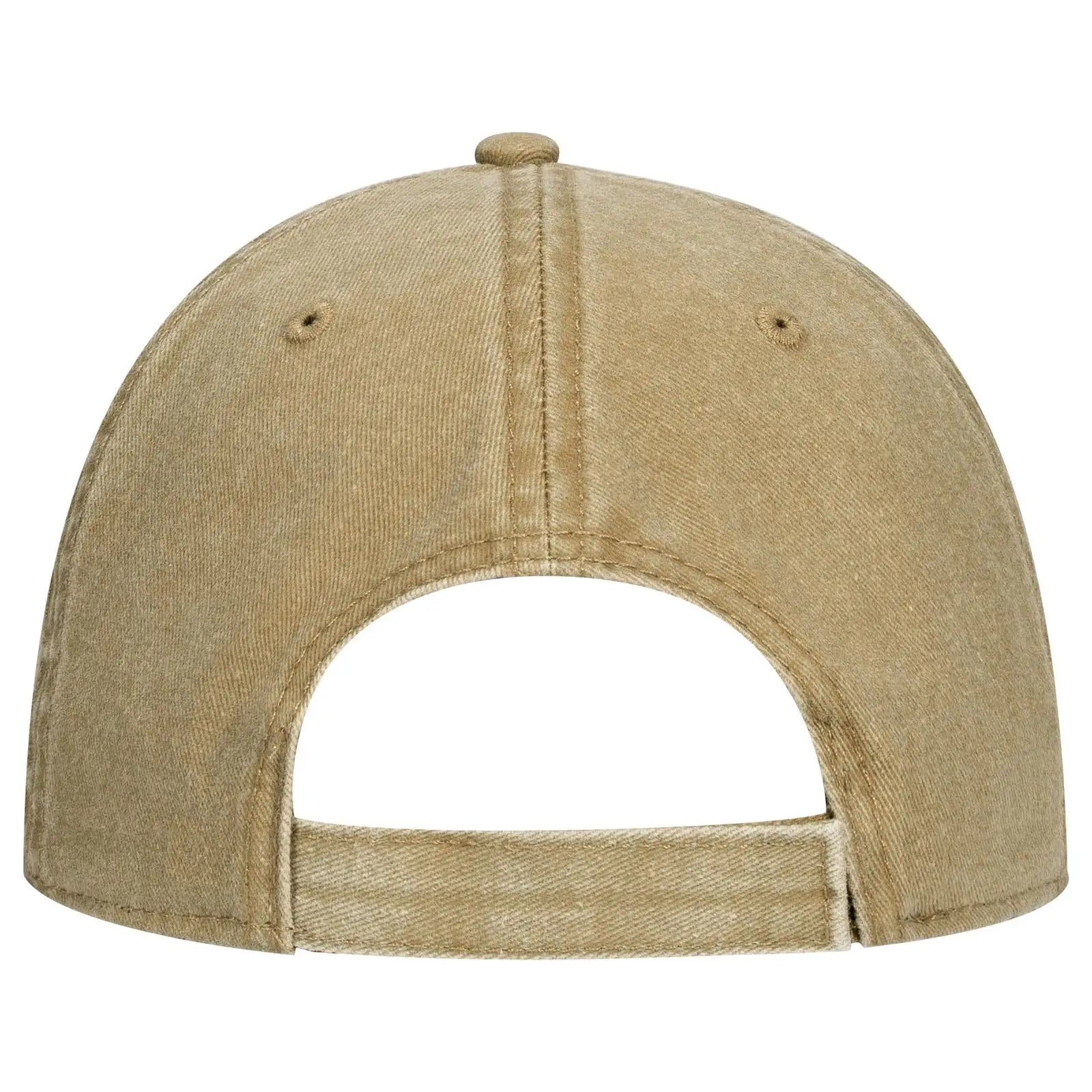 OTTO 18-711 6 Panel Low Profile Dad Cap - Khaki - Khaki / 6 1/2’’ - 7 5/8’’