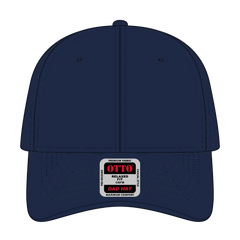OTTO 18-711 6 Panel Low Profile Dad Cap - Navy - Navy / 6 1/2’’ - 7 5/8’’