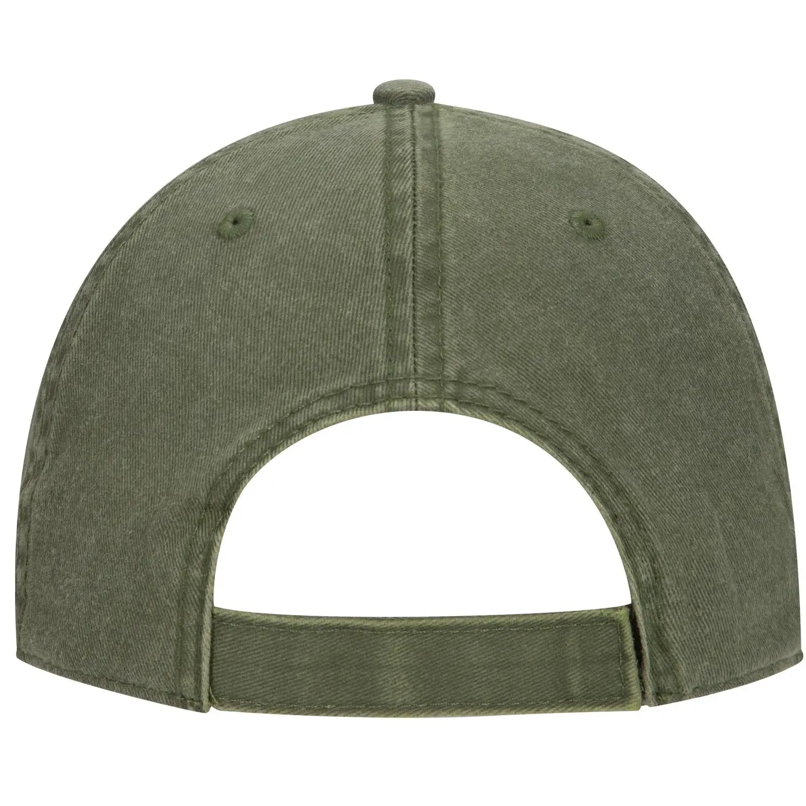 OTTO 18-711 6 Panel Low Profile Dad Cap - Ol. Green - Ol. Green / 6 1/2’’ - 7 5/8’’