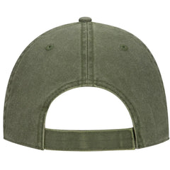 OTTO 18-711 6 Panel Low Profile Dad Cap - Ol. Green - Ol. Green / 6 1/2’’ - 7 5/8’’
