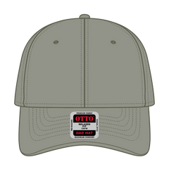 OTTO 18-711 6 Panel Low Profile Dad Cap - Ol. Green - Ol. Green / 6 1/2’’ - 7 5/8’’