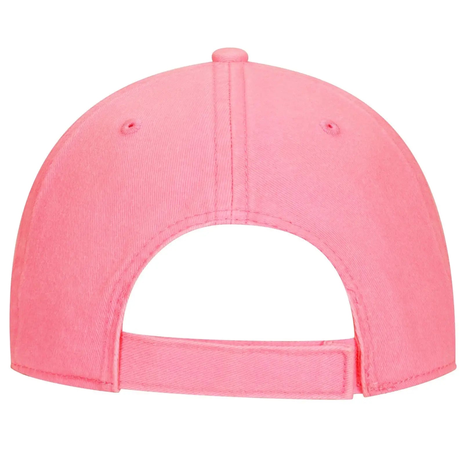 OTTO 18-711 6 Panel Low Profile Dad Cap - Pink - Pink / 6 1/2’’ - 7 5/8’’