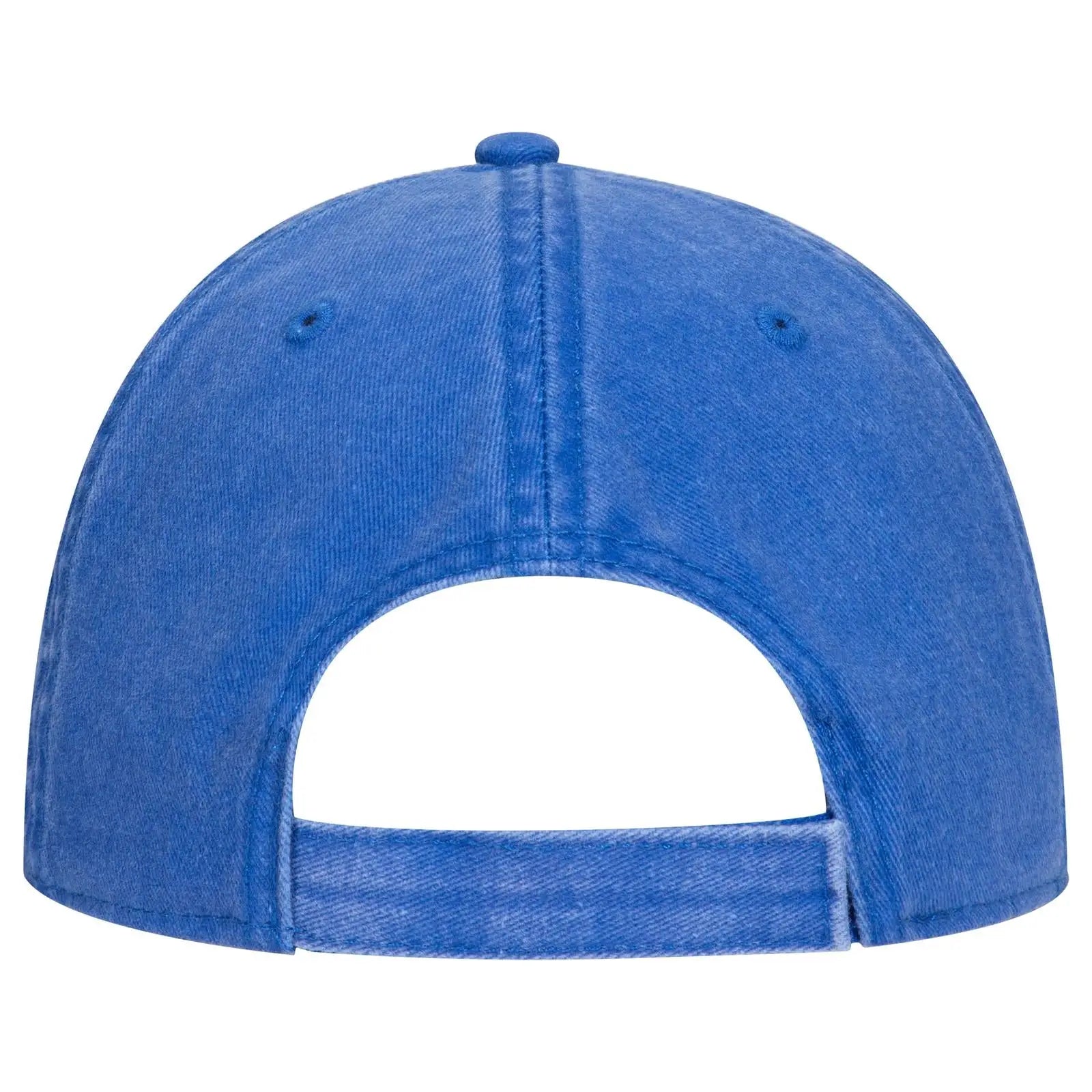 OTTO 18-711 6 Panel Low Profile Dad Cap - Royal - Royal / 6 1/2’’ - 7 5/8’’