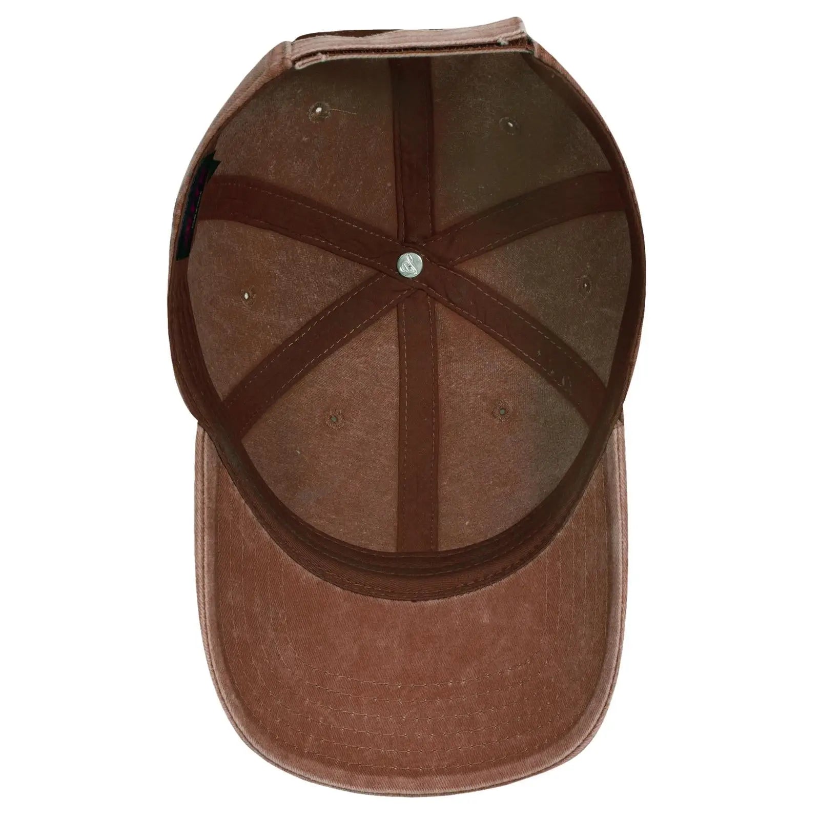 OTTO 18-711 6 Panel Low Profile Dad Cap - Tx. Orange - Tx. Orange / 6 1/2’’ - 7 5/8’’