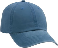 OTTO 18-711 Superior Washed Pigment Dyed Cotton Twill Low Profile Pro Style Cap - Royal - Royal / One Size Fits Most