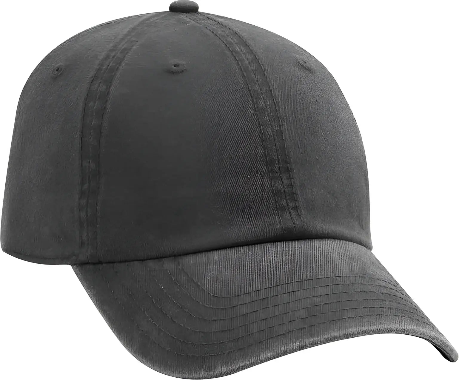 OTTO 18-711 Superior Washed Pigment Dyed Cotton Twill Low Profile Pro Style Cap - Charcoal Gray - Dark Gray / One Size