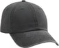 OTTO 18-711 Superior Washed Pigment Dyed Cotton Twill Low Profile Pro Style Cap - Charcoal Gray - Dark Gray / One Size