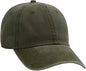 OTTO 18-711 Superior Washed Pigment Dyed Cotton Twill Low Profile Pro Style Cap - Dark Olive Green - Olive / One Size
