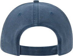 OTTO 18-711 Superior Washed Pigment Dyed Cotton Twill Low Profile Pro Style Cap - Navy - Navy / One Size Fits Most
