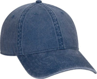 OTTO 18-711 Superior Washed Pigment Dyed Cotton Twill Low Profile Pro Style Cap - Navy - Navy / One Size Fits Most