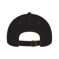 OTTO 18-772 6 Panel Low Profile Dad Cap - Black