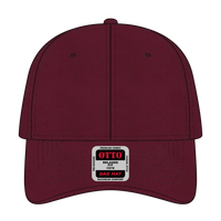 OTTO 18-772 6 Panel Low Profile Dad Cap - Burg. Marn - Burg. Marn / 6 1/2’’ - 7 5/8’’