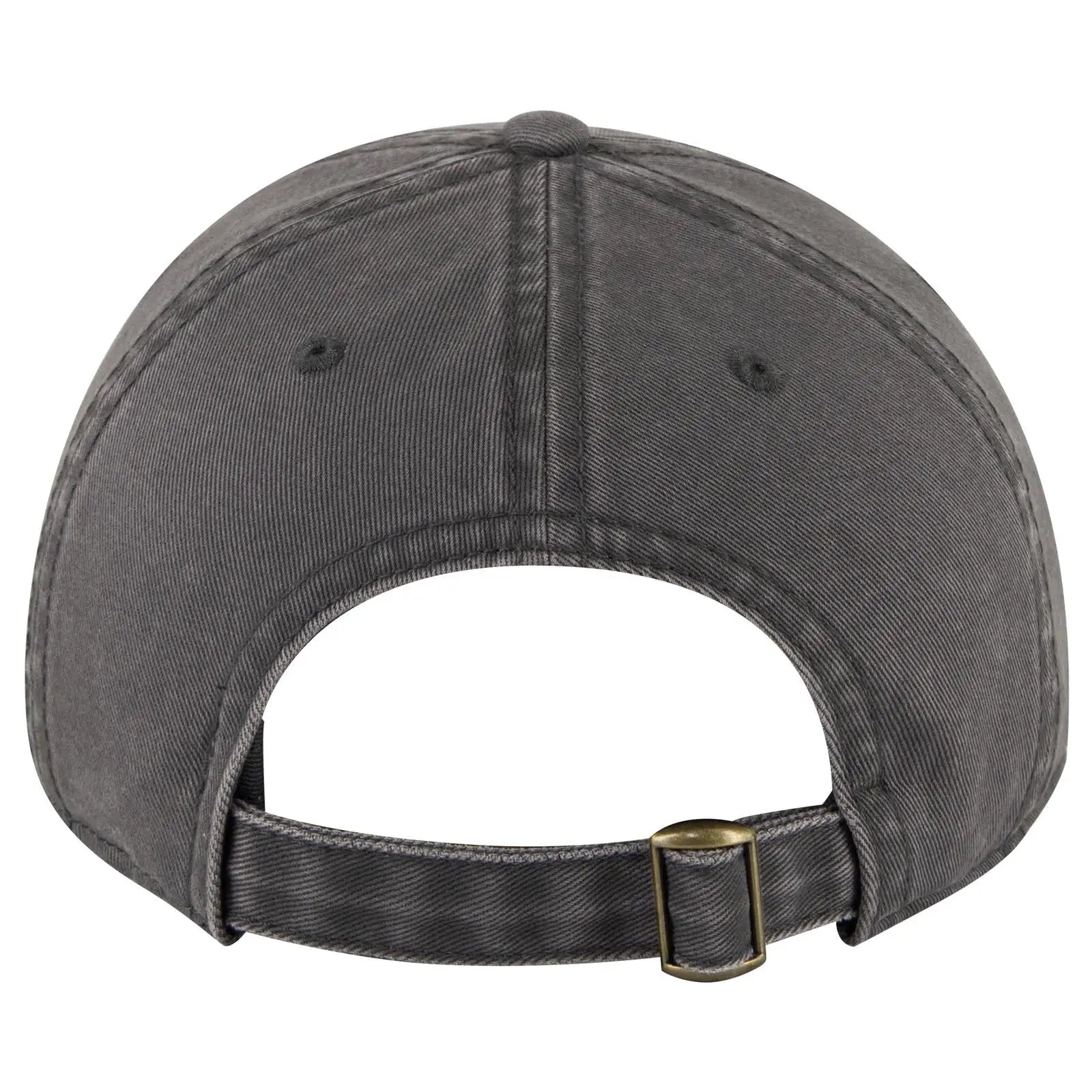 OTTO 18-772 6 Panel Low Profile Dad Cap - Char. Gray