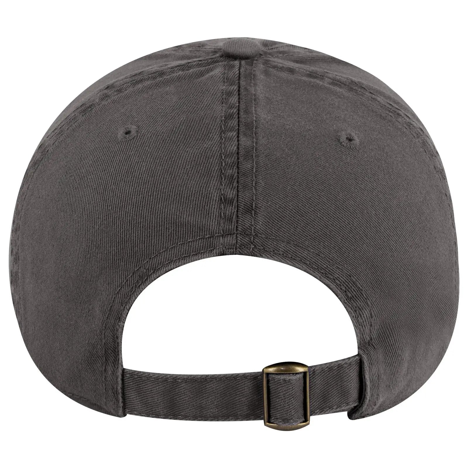 OTTO 18-772 6 Panel Low Profile Dad Cap - Char. Gray