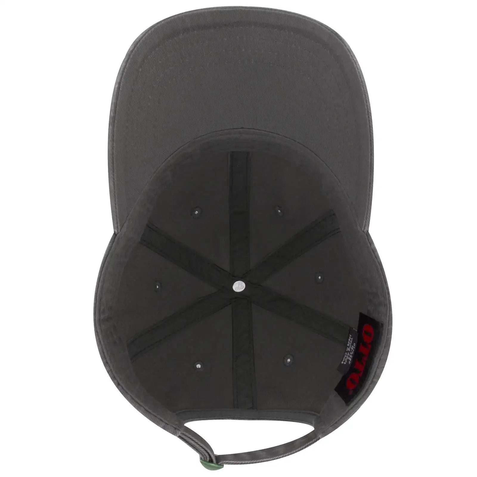 OTTO 18-772 6 Panel Low Profile Dad Cap - Char. Gray