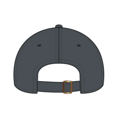 OTTO 18-772 6 Panel Low Profile Dad Cap - Char. Gray