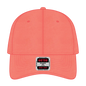 OTTO 18-772 6 Panel Low Profile Dad Cap - Coral - Coral / 6 1/2’’ - 7 5/8’’