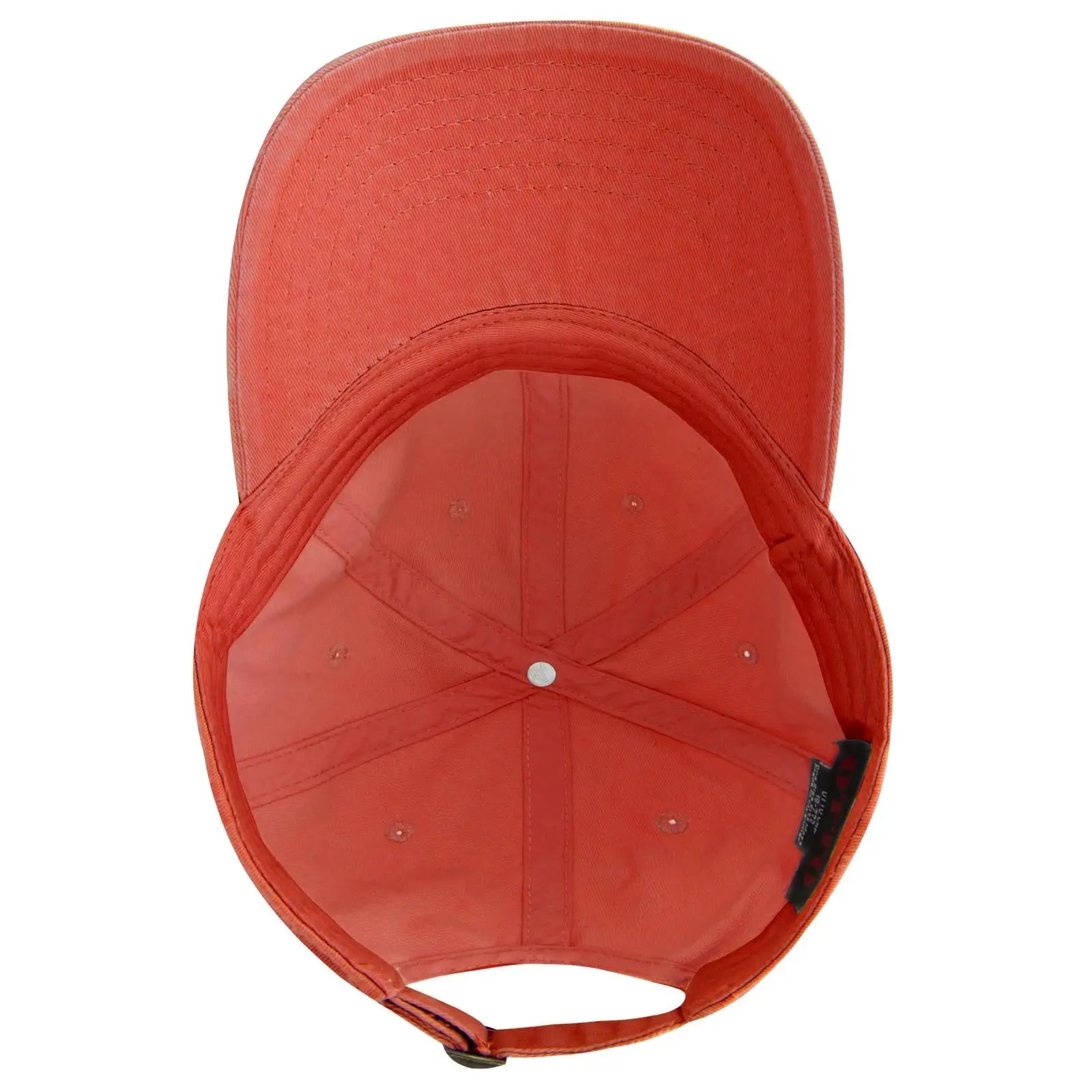 OTTO 18-772 6 Panel Low Profile Dad Cap - Coral - Coral / 6 1/2’’ - 7 5/8’’