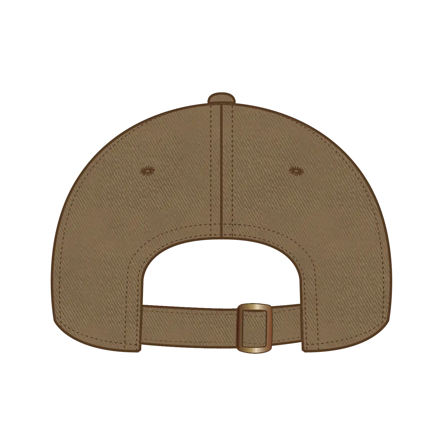 OTTO 18-772 6 Panel Low Profile Dad Cap - Coyote Brown - Coyote Brown / 6 1/2’’ - 7 5/8’’