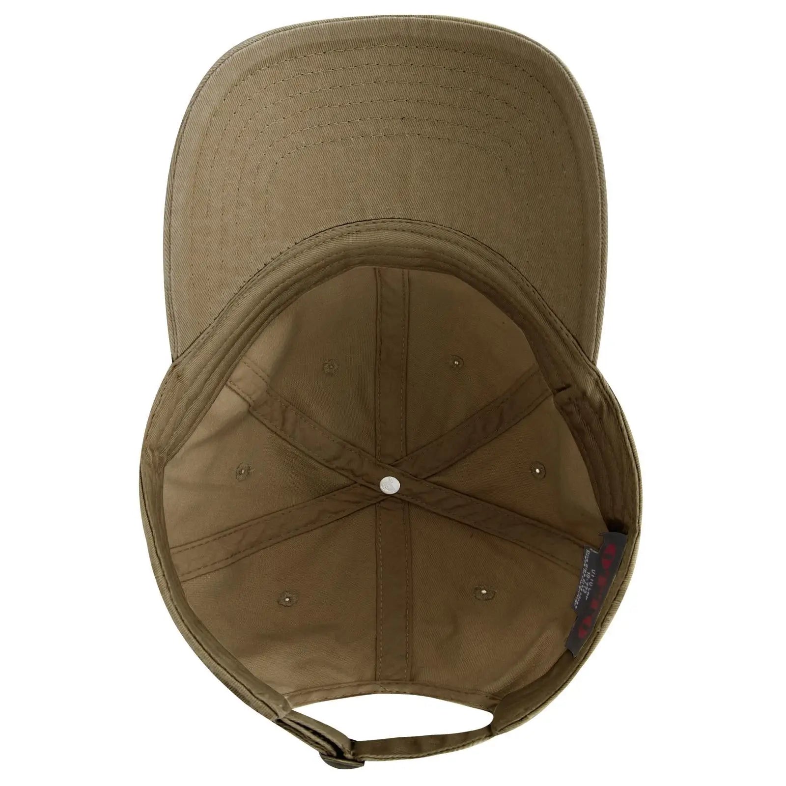 OTTO 18-772 6 Panel Low Profile Dad Cap - Coyote Brown - Coyote Brown / 6 1/2’’ - 7 5/8’’