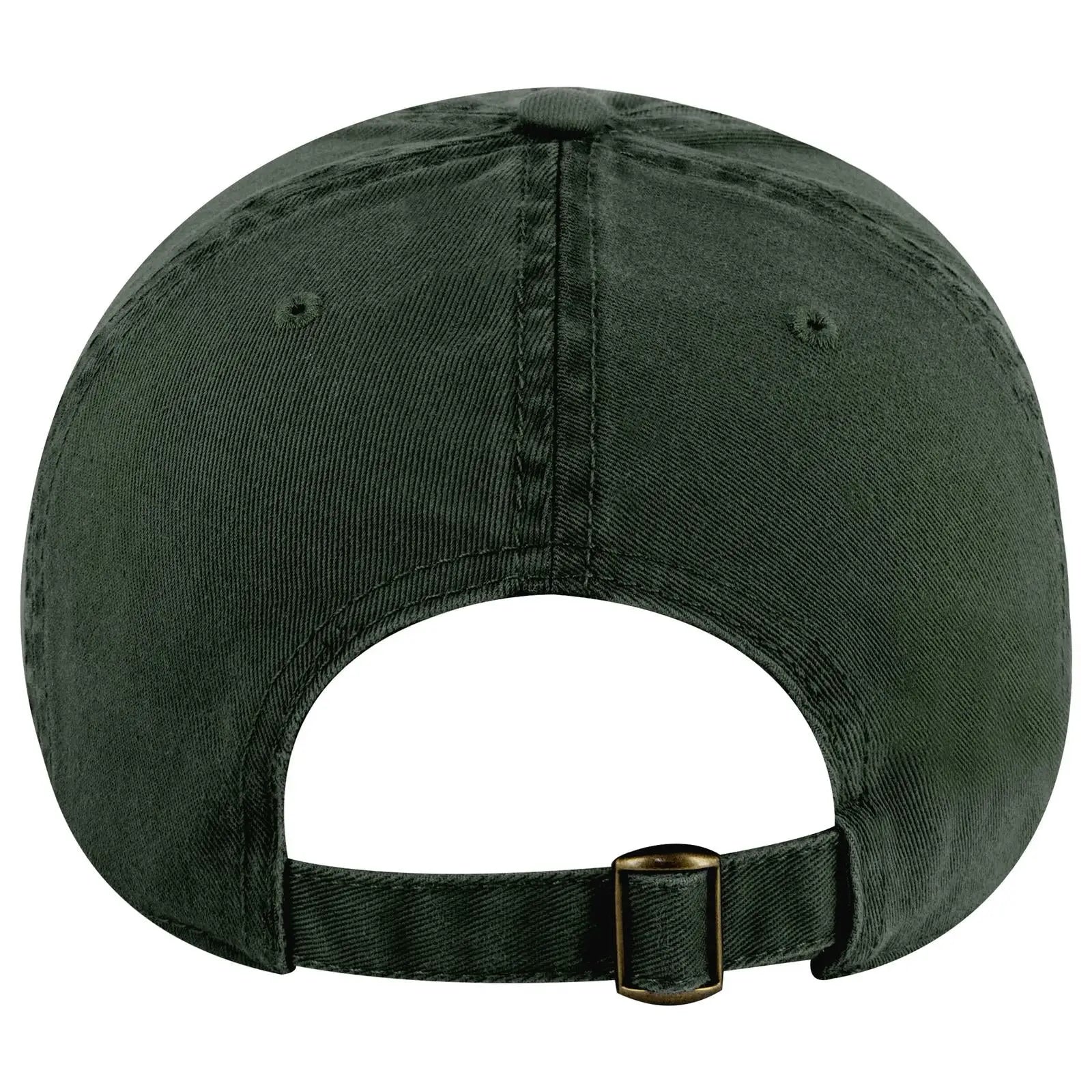 OTTO 18-772 6 Panel Low Profile Dad Cap - Dk. Green - Dk. Green / 6 1/2’’ - 7 5/8’’