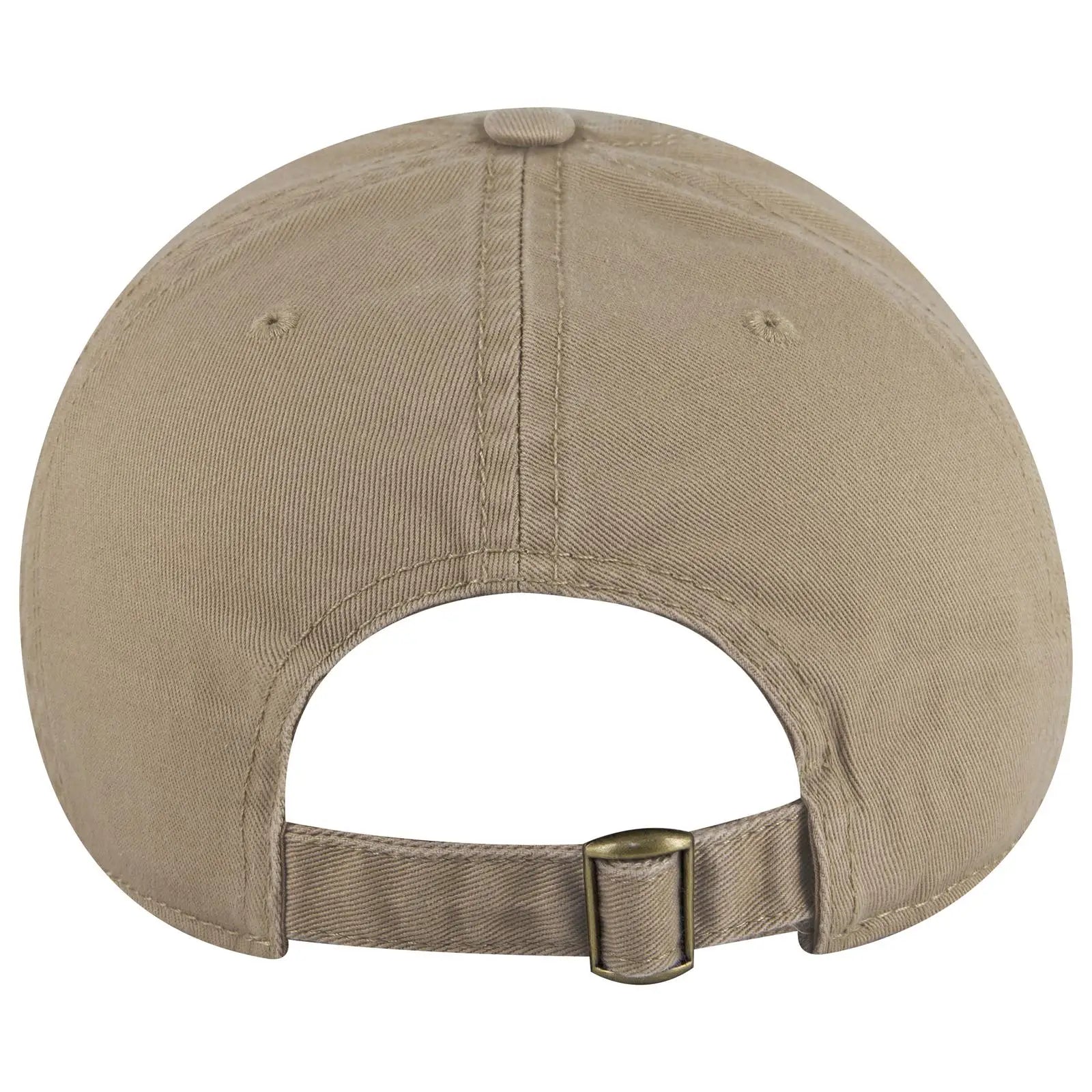 OTTO 18-772 6 Panel Low Profile Dad Cap - Dk. Khaki - Dk. Khaki / 6 1/2’’ - 7 5/8’’