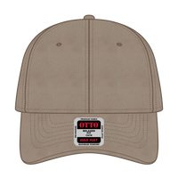 OTTO 18-772 6 Panel Low Profile Dad Cap - Dk. Khaki - Dk. Khaki / 6 1/2’’ - 7 5/8’’